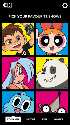 Screenshot of the application Cartoon Network Watch and Play - #3