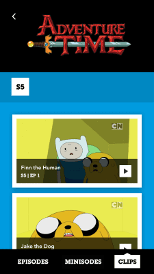 Screenshot of the application Cartoon Network Watch and Play - #4
