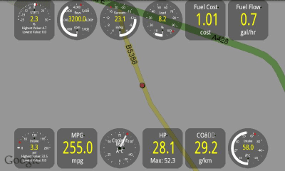 Screenshot of the application Track Recorder (Torque Plugin) - #3