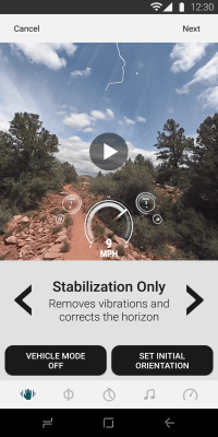 Screenshot of the application Garmin VIRB - #4