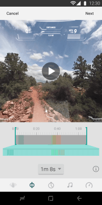 Screenshot of the application Garmin VIRB - #5