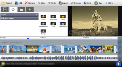 Screenshot of the application VideoPad Video Editor Free - #2