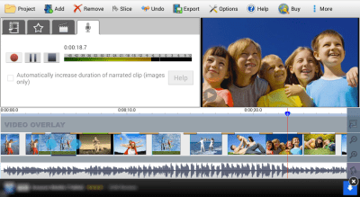 Screenshot of the application VideoPad Video Editor Free - #3
