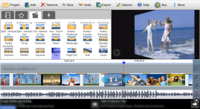 Screenshot of the application VideoPad Video Editor Free - #4