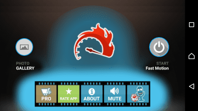 Screenshot of the application Fast Motion Video FX - #1