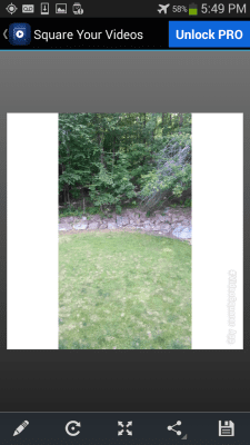 Screenshot of the application Square Your Videos - #4