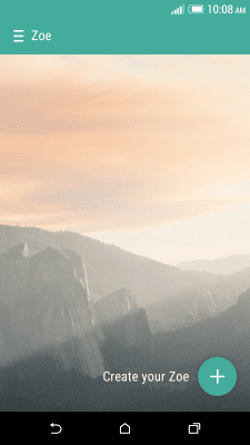 Screenshot of the application HTC Zoe - #3