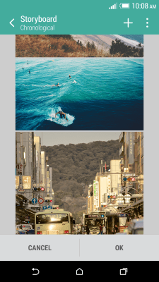 Screenshot of the application HTC Zoe - #5