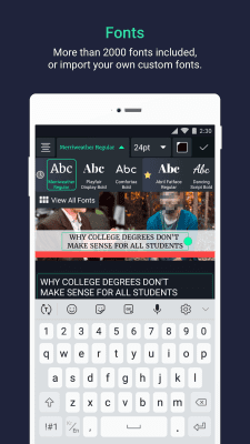 Screenshot of the application Alight Motion - #8