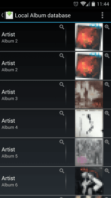 Screenshot of the application Album Cover Finder - #2