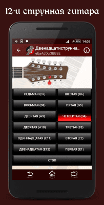 Screenshot of the application Tune Your Guitar - #4