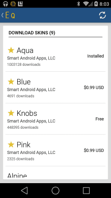 Screenshot of the application Equalizer - #4
