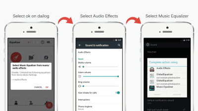 Screenshot of the application Music Equalizer - #3
