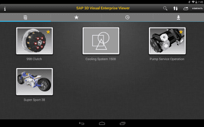 Screenshot of the application SAP Visual Enterprise Viewer - #1