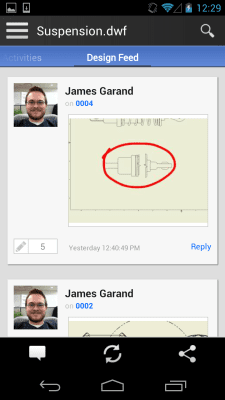 Screenshot of the application Autodesk 360 Mobile - #4