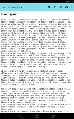Screenshot of the application Office Documents Viewer - #4