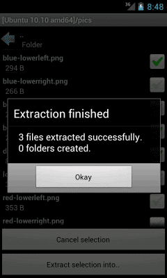 Screenshot of the application ISO Extractor - #3
