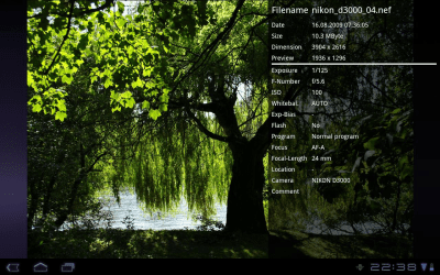 Screenshot of the application nef-Thumbnailer Demo - #7
