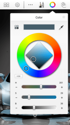 Screenshot of the application SketchBook Express for Tablets - #6