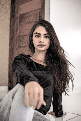 Screenshot of the application Pencil drawing - #6