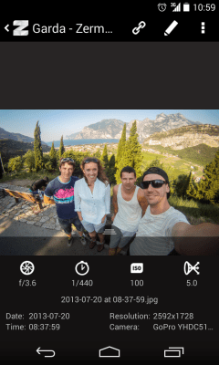 Screenshot of the application Zoner Photo Studio - Edit & Go - #3