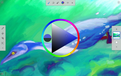 Screenshot of the application Corel Painter Mobile - #11