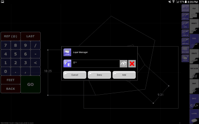 Screenshot of the application AndCAD Demo - #6