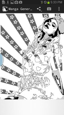 Screenshot of the application MangaGenerator -Cartoon image- - #3