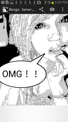 Screenshot of the application MangaGenerator -Cartoon image- - #4