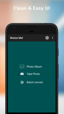 Screenshot of the application Resize Me! - #5