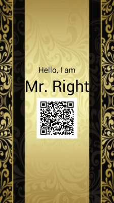 Screenshot of the application Name Card (Name Plate) - #8
