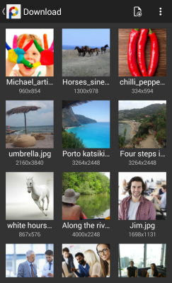 Screenshot of the application PhotoSuite - #7