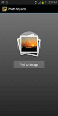 Screenshot of the application Photo Squarer - #3