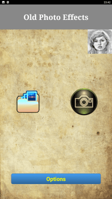 Screenshot of the application Old Photo Effects - #1