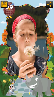 Screenshot of the application Nature Frames - #6