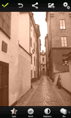 Screenshot of the application Photo Editor for Android - #3