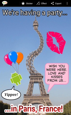 Screenshot of the application PicSay - Photo Editor - #4