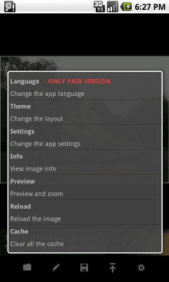 Screenshot of the application aPic Free Photo Editor - #4