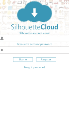 Screenshot of the application Silhouette Studio Mobile - #1