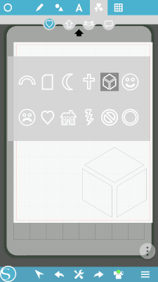 Screenshot of the application Silhouette Studio Mobile - #3