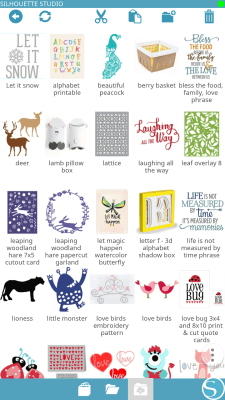 Screenshot of the application Silhouette Studio Mobile - #5