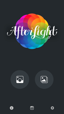 Screenshot of the application Afterlight - #1