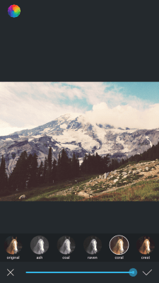 Screenshot of the application Afterlight - #3