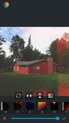 Screenshot of the application Afterlight - #4