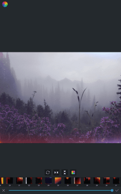 Screenshot of the application Afterlight - #7