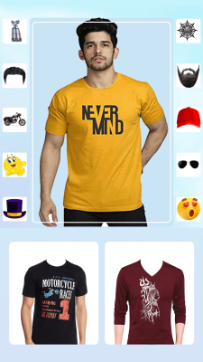 Screenshot of the application Men T-Shirt Photo Editor and Sweatshirt Dress - #1