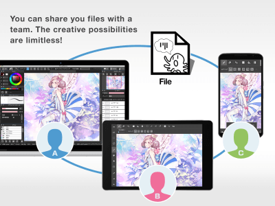 Screenshot of the application MediBang Paint - Pocket Art - #5