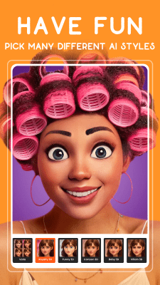 Screenshot of the application Voila AI Artist Photo Editor - #3