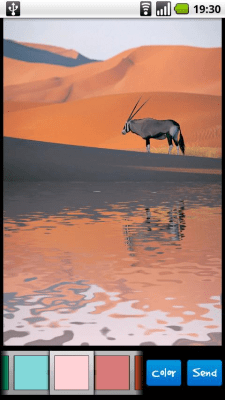 Screenshot of the application Water Reflection Effect - #3