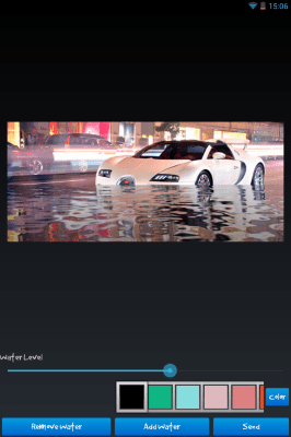 Screenshot of the application Water Reflection Effect - #5